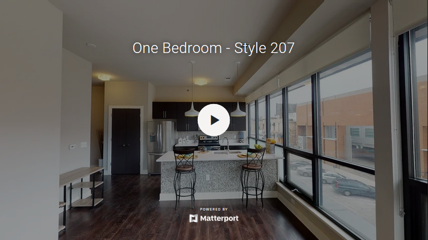Large Windows for One Bedroom Virtual Tour